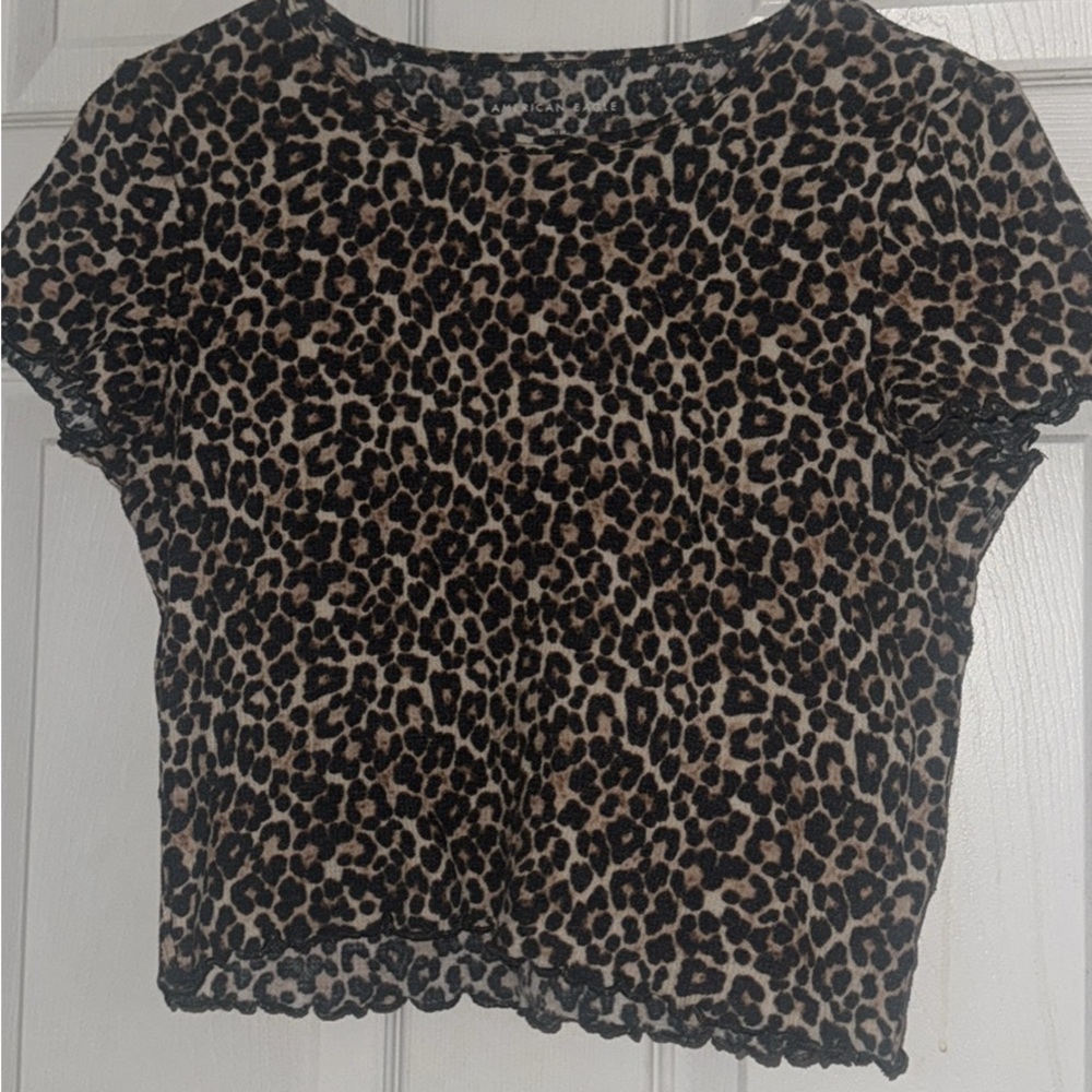 Leopard Print Women's Top